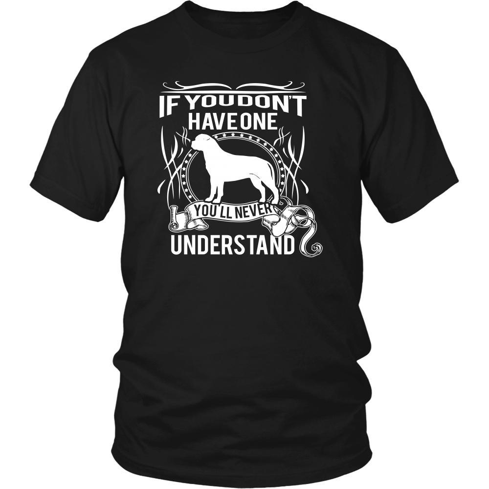 Bullmastiff Shirt - If you don't have one you'll never understand- Dog Lover Gift-T-shirt-Teelime | shirts-hoodies-mugs