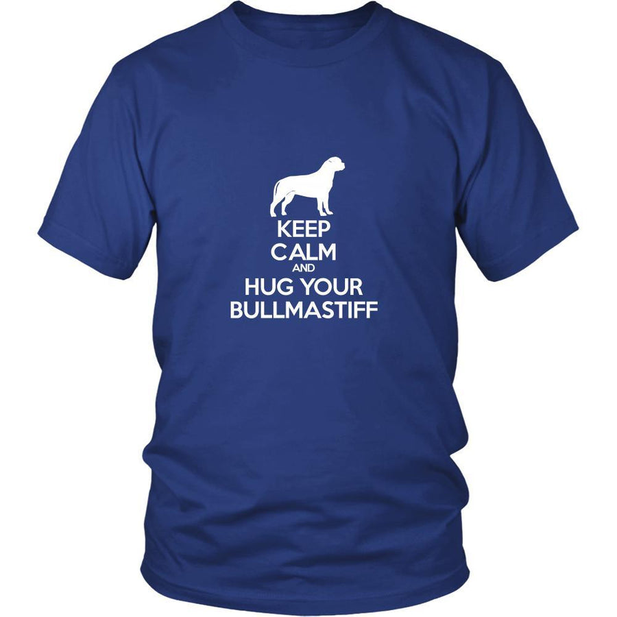 Bullmastiff Shirt - Keep Calm and Hug Your Bullmastiff- Dog Lover Gift Gift-T-shirt-Teelime | shirts-hoodies-mugs