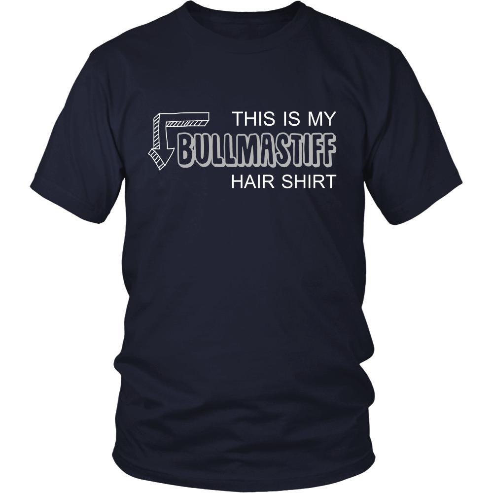 Bullmastiff Shirt - This is my Bullmastiff hair shirt - Dog Lover Gift-T-shirt-Teelime | shirts-hoodies-mugs