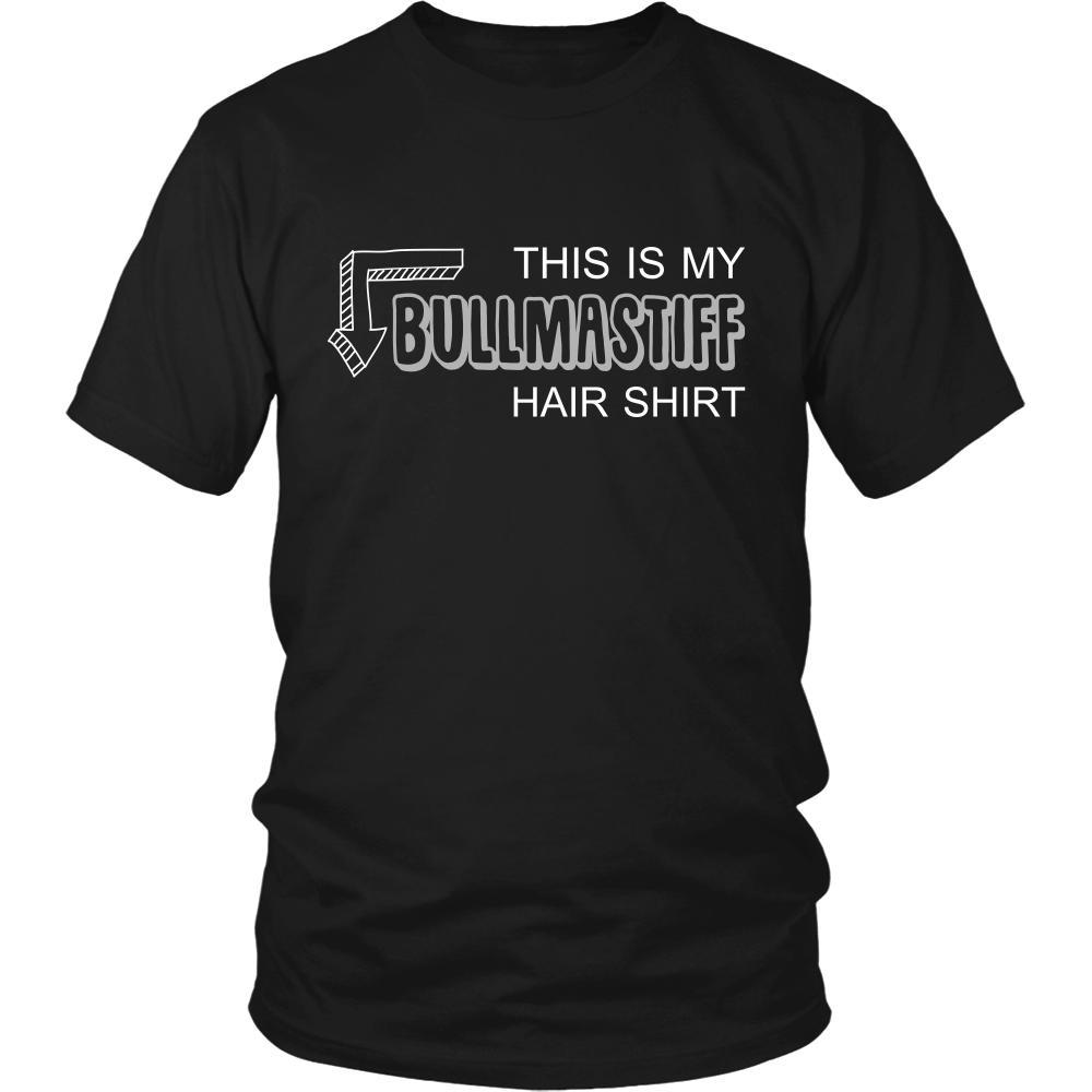 Bullmastiff Shirt - This is my Bullmastiff hair shirt - Dog Lover Gift-T-shirt-Teelime | shirts-hoodies-mugs
