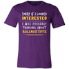 Bullmastiffs Shirt - Sorry If I Looked Interested, I think about Bullmastiffs - Dog Lover Gift-T-shirt-Teelime | shirts-hoodies-mugs