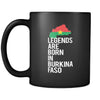 Burkina Faso Legends are born in Burkina Faso 11oz Black Mug-Drinkware-Teelime | shirts-hoodies-mugs