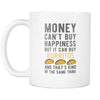 Burritos Mug - Monney can't buy Happiness but can Burritos-Drinkware-Teelime | shirts-hoodies-mugs