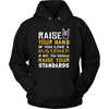 Bus Driver Shirt - Raise your hand if you love Bus Driver, if not raise your standards - Profession Gift-T-shirt-Teelime | shirts-hoodies-mugs