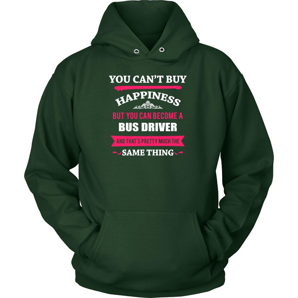 Bus Driver Shirt - You can't buy happiness but you can become a Bus Driver and that's pretty much the same thing Profession-T-shirt-Teelime | shirts-hoodies-mugs