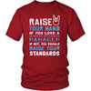 Business Operations Manager Shirt - Raise your hand if you love Business Operations Manager, if not raise your standards - Profession Gift-T-shirt-Teelime | shirts-hoodies-mugs