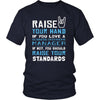 Business Operations Manager Shirt - Raise your hand if you love Business Operations Manager, if not raise your standards - Profession Gift-T-shirt-Teelime | shirts-hoodies-mugs