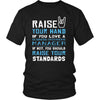 Business Operations Manager Shirt - Raise your hand if you love Business Operations Manager, if not raise your standards - Profession Gift-T-shirt-Teelime | shirts-hoodies-mugs