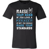 Business Operations Manager Shirt - Raise your hand if you love Business Operations Manager, if not raise your standards - Profession Gift-T-shirt-Teelime | shirts-hoodies-mugs