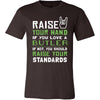 Butler Shirt - Raise your hand if you love Butler, if not raise your standards - Profession Gift-T-shirt-Teelime | shirts-hoodies-mugs