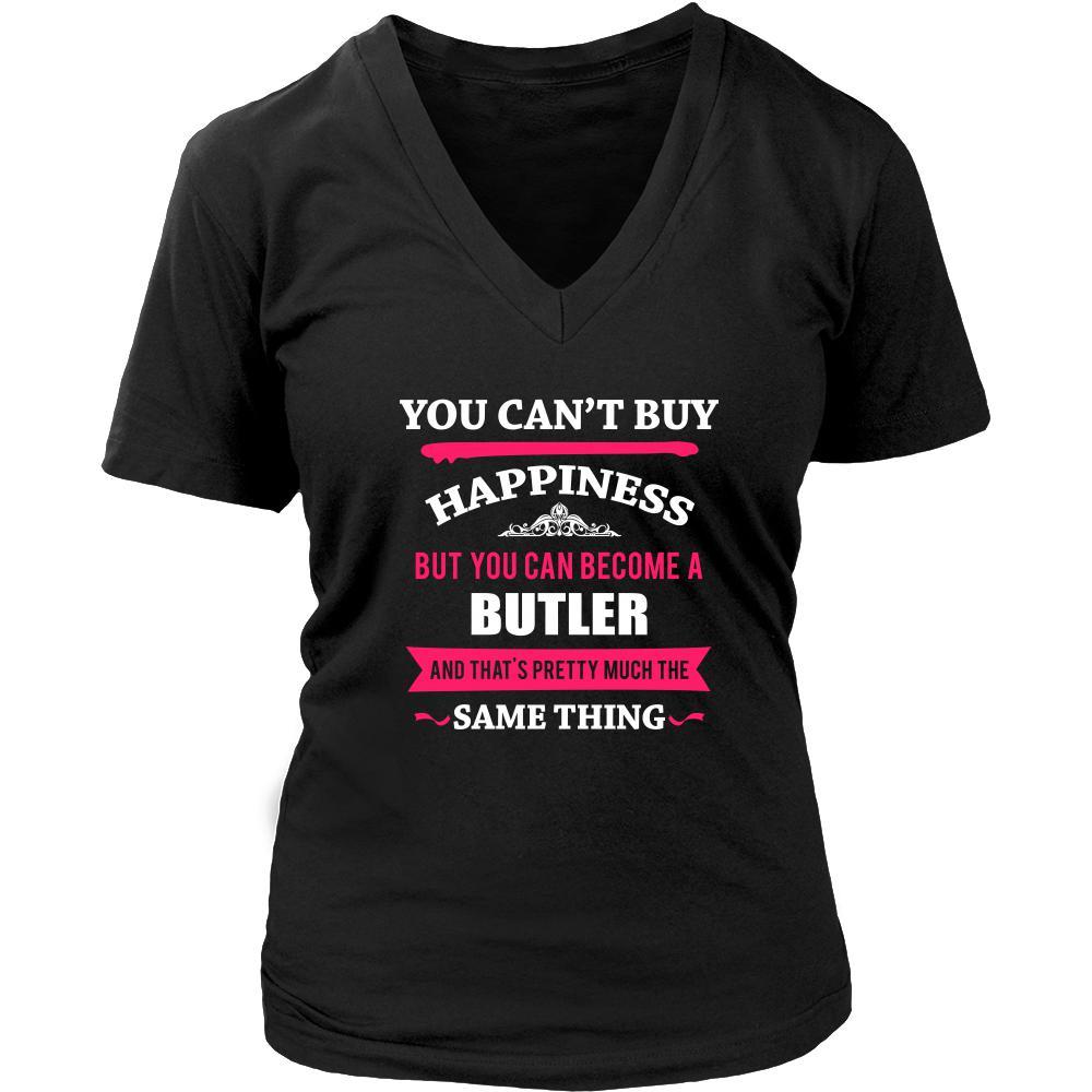 Butler Shirt - You can't buy happiness but you can become a Butler and that's pretty much the same thing Profession-T-shirt-Teelime | shirts-hoodies-mugs