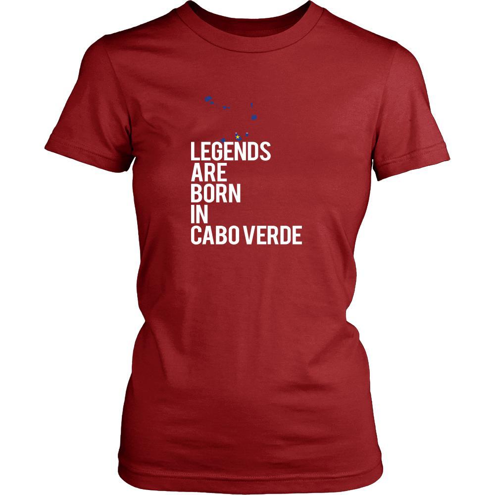 Cabo Verde Shirt - Legends are born in Cabo Verde - National Heritage Gift-T-shirt-Teelime | shirts-hoodies-mugs