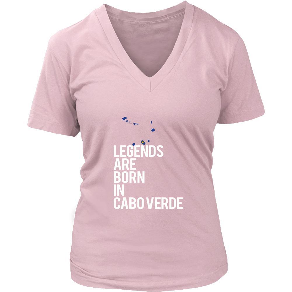 Cabo Verde Shirt - Legends are born in Cabo Verde - National Heritage Gift-T-shirt-Teelime | shirts-hoodies-mugs