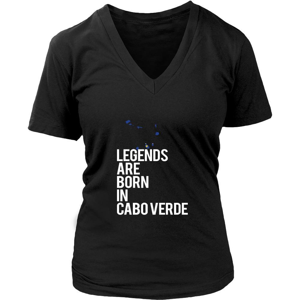 Cabo Verde Shirt - Legends are born in Cabo Verde - National Heritage Gift-T-shirt-Teelime | shirts-hoodies-mugs