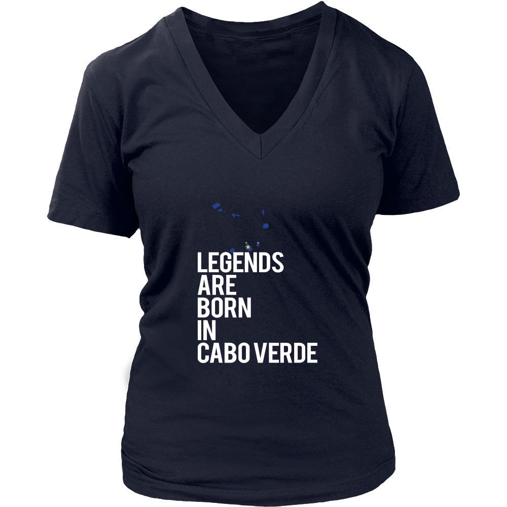 Cabo Verde Shirt - Legends are born in Cabo Verde - National Heritage Gift-T-shirt-Teelime | shirts-hoodies-mugs