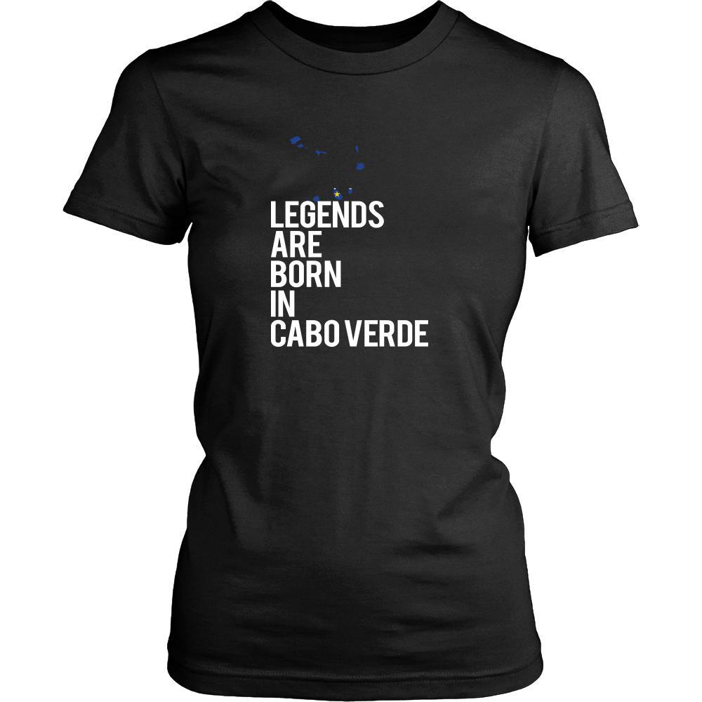 Cabo Verde Shirt - Legends are born in Cabo Verde - National Heritage Gift-T-shirt-Teelime | shirts-hoodies-mugs