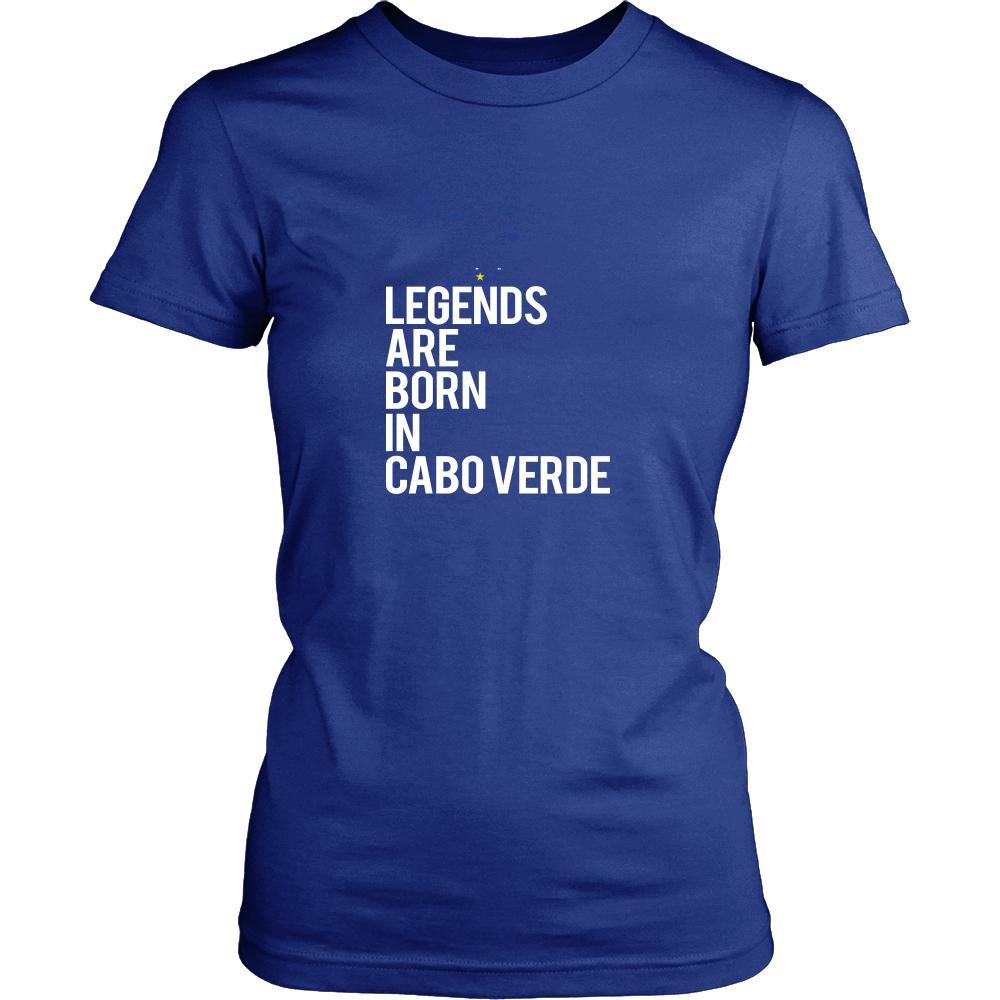 Cabo Verde Shirt - Legends are born in Cabo Verde - National Heritage Gift-T-shirt-Teelime | shirts-hoodies-mugs