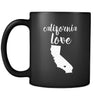 California California love 11oz Black Mug-Drinkware-Teelime | shirts-hoodies-mugs
