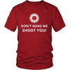 Photography - Don't make me shoot you! - Camera Funny Shirt-T-shirt-Teelime | shirts-hoodies-mugs