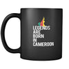 Cameroon Legends are born in Cameroon 11oz Black Mug-Drinkware-Teelime | shirts-hoodies-mugs