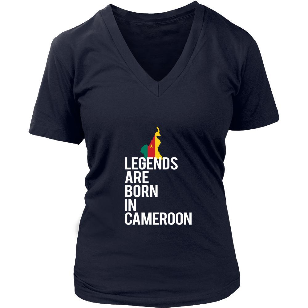 Cameroon Shirt - Legends are born in Cameroon - National Heritage Gift-T-shirt-Teelime | shirts-hoodies-mugs