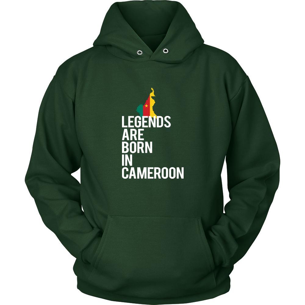 Cameroon Shirt - Legends are born in Cameroon - National Heritage Gift-T-shirt-Teelime | shirts-hoodies-mugs