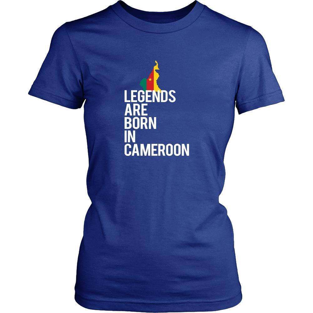 Cameroon Shirt - Legends are born in Cameroon - National Heritage Gift-T-shirt-Teelime | shirts-hoodies-mugs