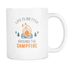 Camping Coffee Cup - Life is better around the Campfire-Drinkware-Teelime | shirts-hoodies-mugs