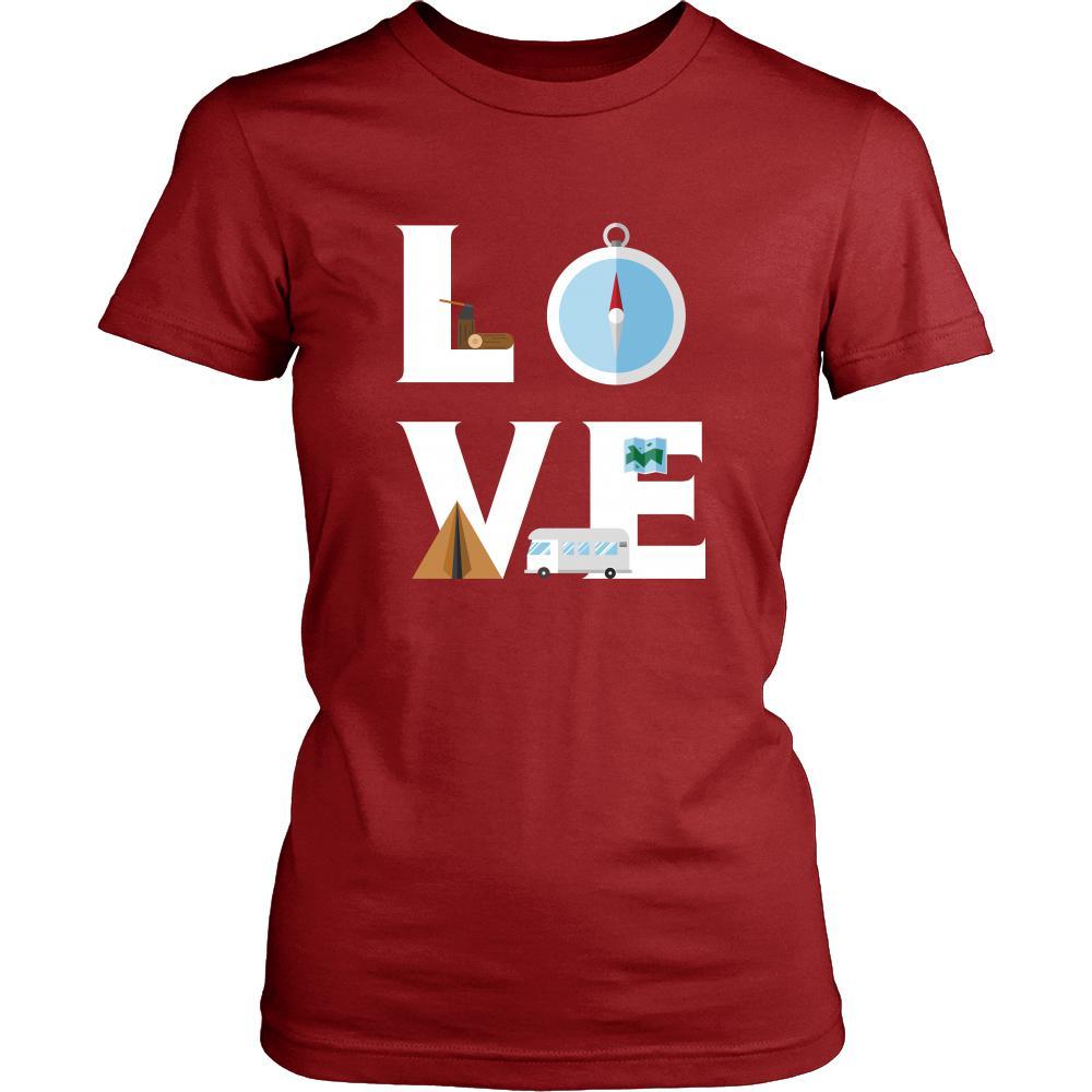 Camping - LOVE Camping - Camp Hobby Shirt-T-shirt-Teelime | shirts-hoodies-mugs