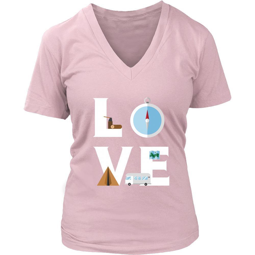 Camping - LOVE Camping - Camp Hobby Shirt-T-shirt-Teelime | shirts-hoodies-mugs