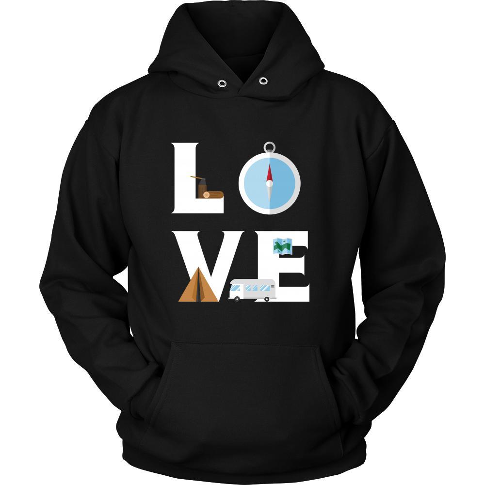 Camping - LOVE Camping - Camp Hobby Shirt-T-shirt-Teelime | shirts-hoodies-mugs