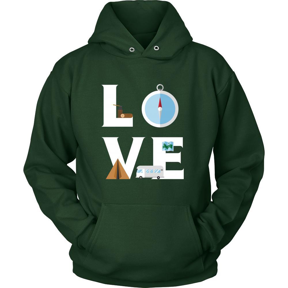 Camping - LOVE Camping - Camp Hobby Shirt-T-shirt-Teelime | shirts-hoodies-mugs