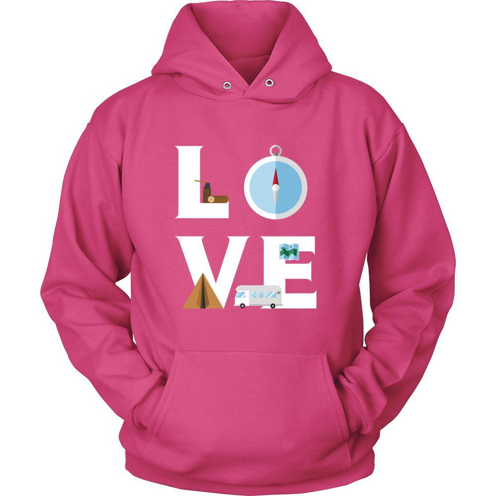 Camping - LOVE Camping - Camp Hobby Shirt-T-shirt-Teelime | shirts-hoodies-mugs