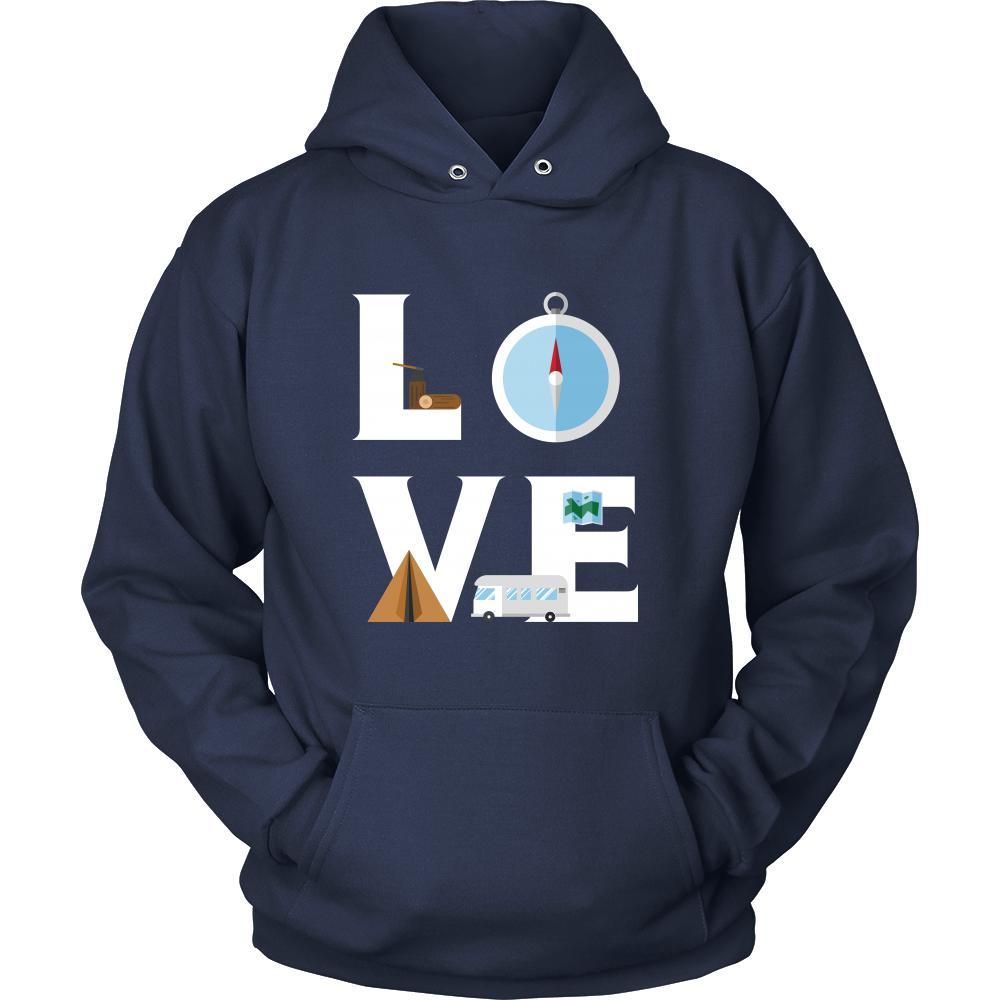 Camping - LOVE Camping - Camp Hobby Shirt-T-shirt-Teelime | shirts-hoodies-mugs
