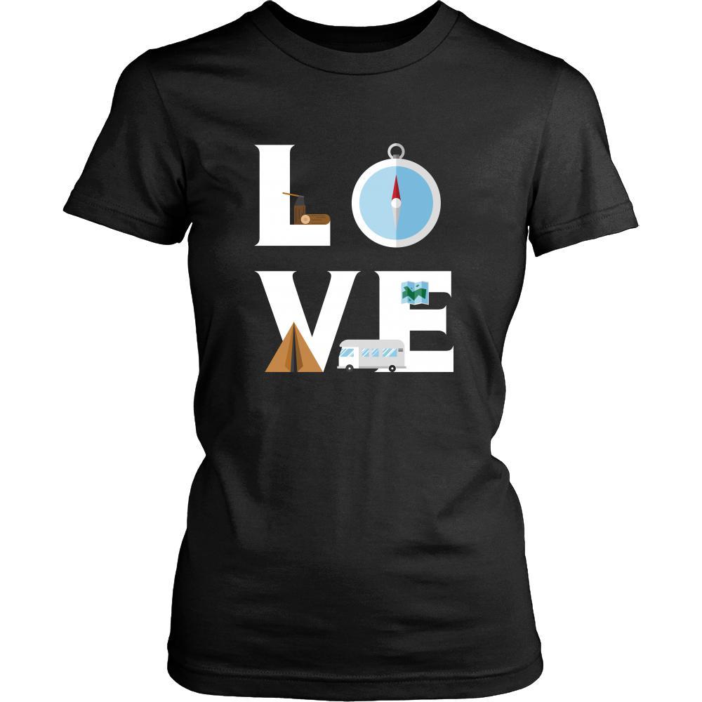 Camping - LOVE Camping - Camp Hobby Shirt-T-shirt-Teelime | shirts-hoodies-mugs