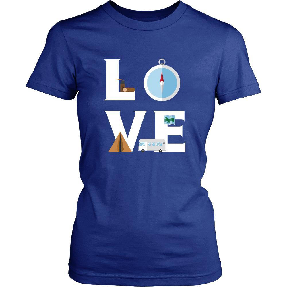 Camping - LOVE Camping - Camp Hobby Shirt-T-shirt-Teelime | shirts-hoodies-mugs