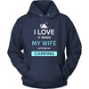 Camping Shirt - I love it when my wife lets me go Camping - Hobby Gift-T-shirt-Teelime | shirts-hoodies-mugs