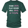 Camping Shirt - Some girls play house real girls go Camping- Hobby Lady-T-shirt-Teelime | shirts-hoodies-mugs