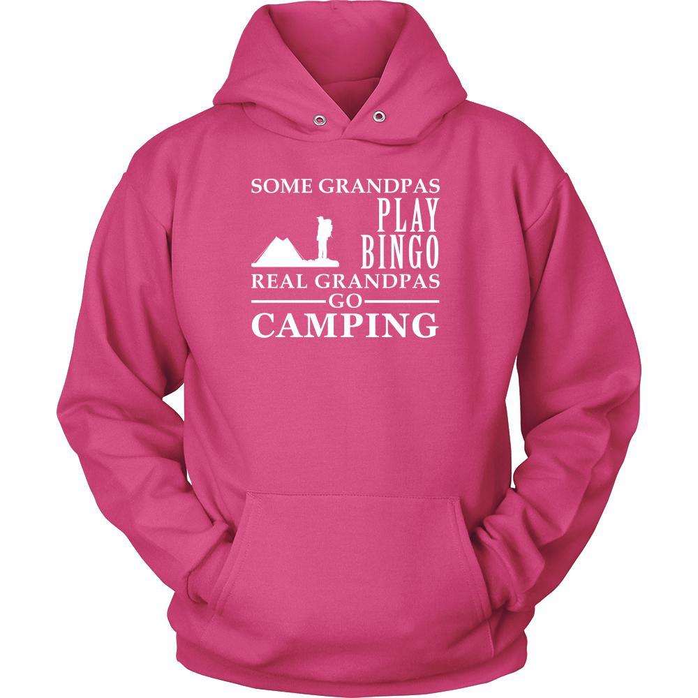 Camping Shirt Some Grandpas play bingo, real Grandpas go Camping Family Hobby-T-shirt-Teelime | shirts-hoodies-mugs