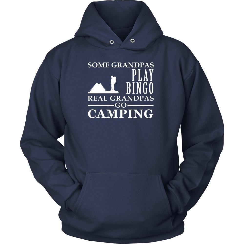 Camping Shirt Some Grandpas play bingo, real Grandpas go Camping Family Hobby-T-shirt-Teelime | shirts-hoodies-mugs