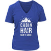 Camping T Shirt - Cabin hair don't care-T-shirt-Teelime | shirts-hoodies-mugs