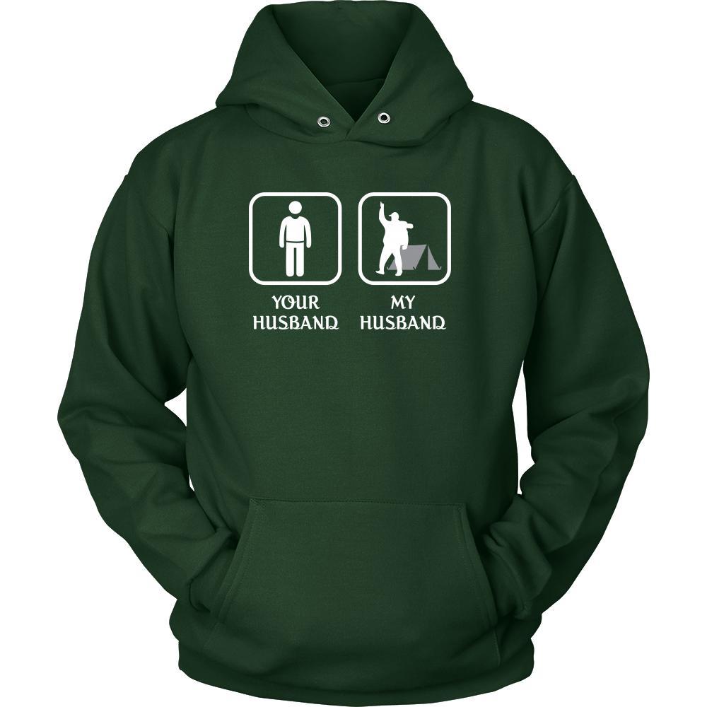 Camping - Your husband My husband - Mother's Day Hobby Shirt-T-shirt-Teelime | shirts-hoodies-mugs