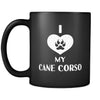 Cane Corso I Love My Cane Corso 11oz Black Mug-Drinkware-Teelime | shirts-hoodies-mugs