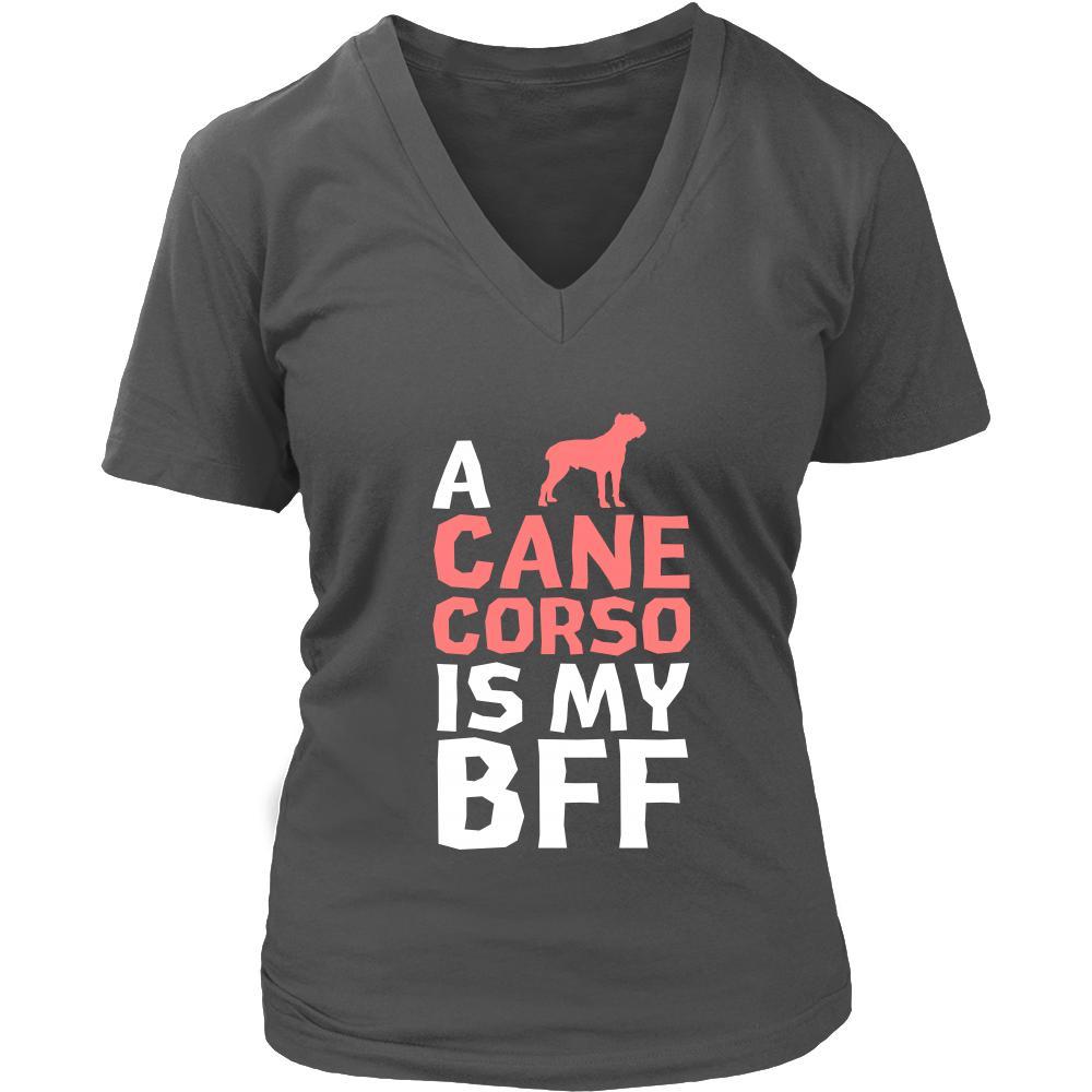 Cane corso Shirt - a Cane corso is my bff- Dog Lover Gift-T-shirt-Teelime | shirts-hoodies-mugs