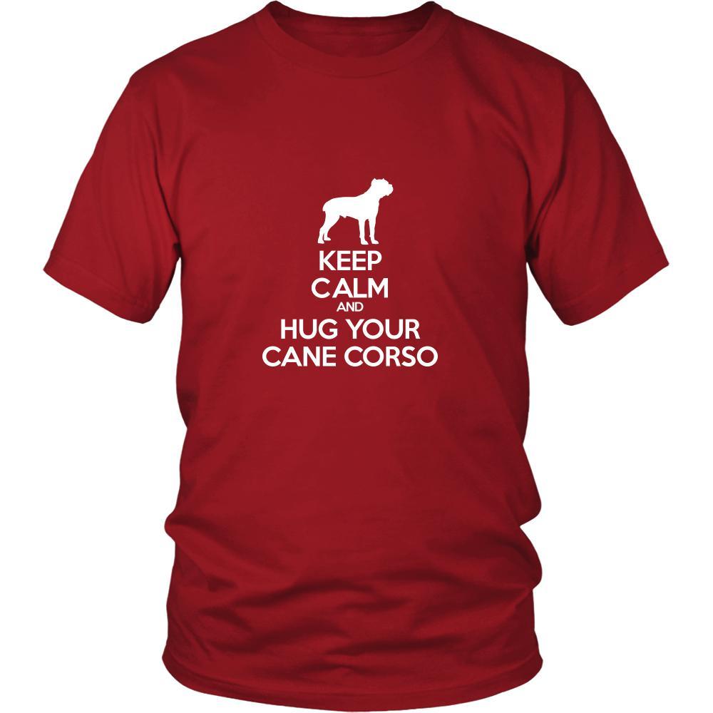 Cane corso Shirt - Keep Calm and Hug Your Cane corso- Dog Lover Gift-T-shirt-Teelime | shirts-hoodies-mugs