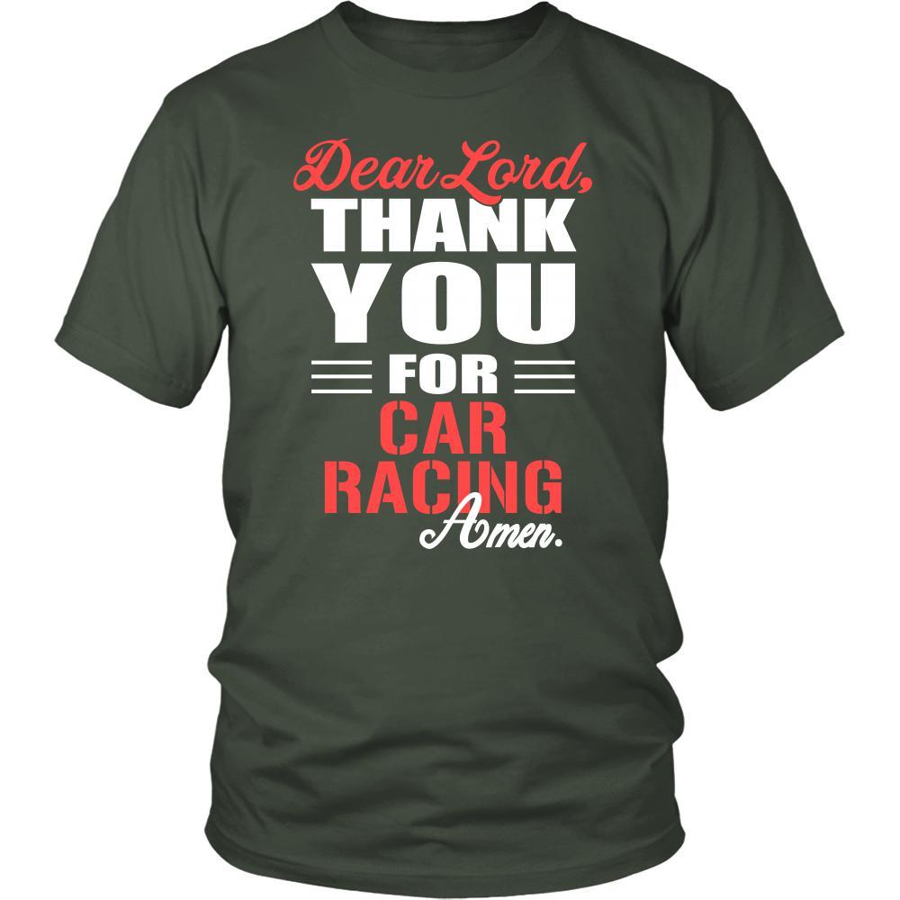 Car Racing Shirt - Dear Lord, thank you for Car Racing Amen- Hobby-T-shirt-Teelime | shirts-hoodies-mugs