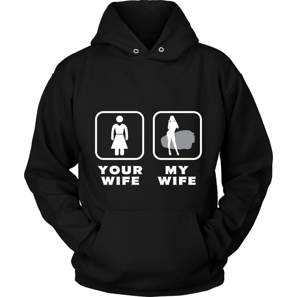 Car Racing - Your wife My wife - Father's Day Hobby Shirt-T-shirt-Teelime | shirts-hoodies-mugs