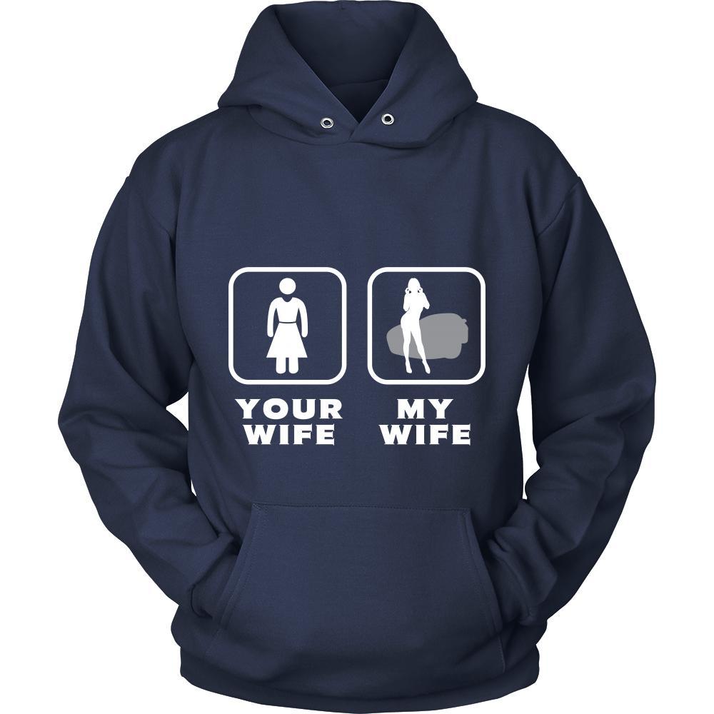 Car Racing - Your wife My wife - Father's Day Hobby Shirt-T-shirt-Teelime | shirts-hoodies-mugs