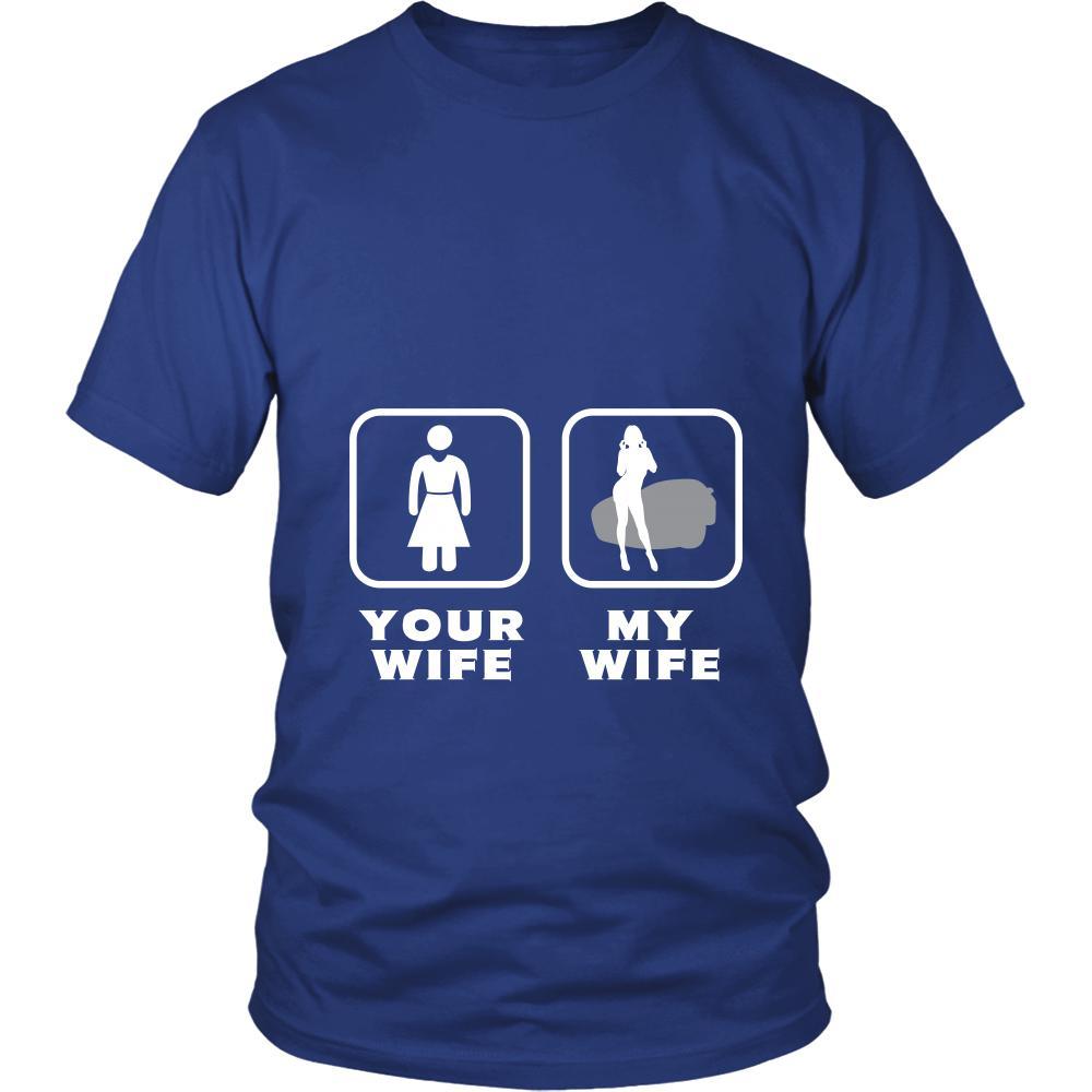 Car Racing - Your wife My wife - Father's Day Hobby Shirt-T-shirt-Teelime | shirts-hoodies-mugs