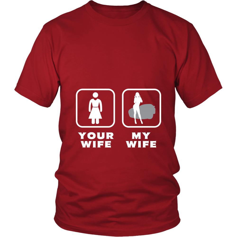 Car Racing - Your wife My wife - Father's Day Hobby Shirt-T-shirt-Teelime | shirts-hoodies-mugs